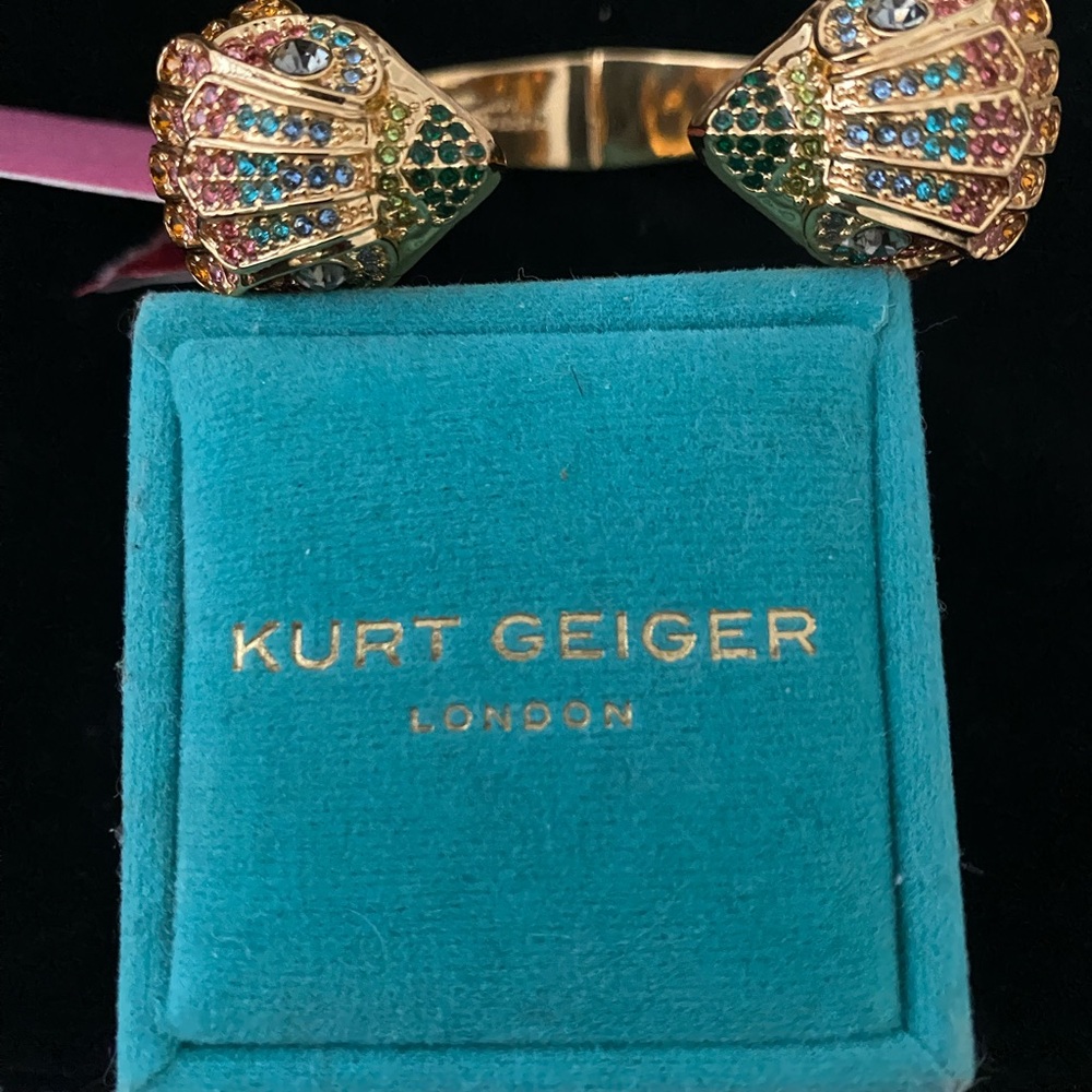 NWT Kurt Geiger Gold Bracelet with Colorful Stones